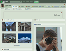 Tablet Screenshot of k-o-d-e-r.deviantart.com