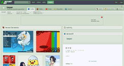 Desktop Screenshot of izayan.deviantart.com