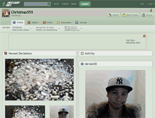 Tablet Screenshot of christmas555.deviantart.com