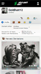 Mobile Screenshot of golddust12.deviantart.com