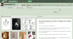 Desktop Screenshot of fullmetaladdict1101.deviantart.com