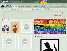Tablet Screenshot of hisano-x.deviantart.com