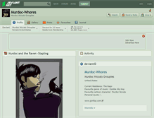 Tablet Screenshot of murdoc-whores.deviantart.com