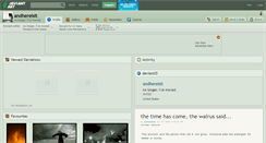 Desktop Screenshot of andhereisit.deviantart.com