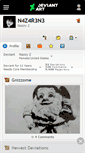 Mobile Screenshot of n4z4r3n3.deviantart.com