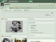 Tablet Screenshot of n4z4r3n3.deviantart.com