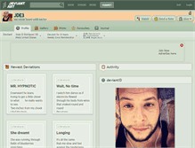 Tablet Screenshot of jde3.deviantart.com