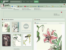 Tablet Screenshot of aorapl.deviantart.com
