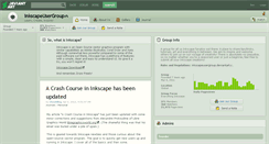 Desktop Screenshot of inkscapeusergroup.deviantart.com