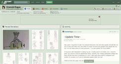 Desktop Screenshot of emerald-rogue.deviantart.com
