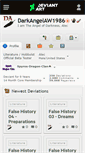 Mobile Screenshot of darkangelaw1986.deviantart.com