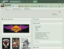 Tablet Screenshot of peyote65.deviantart.com