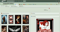 Desktop Screenshot of gunstreetgirl-makeup.deviantart.com