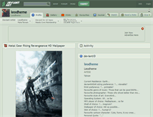 Tablet Screenshot of leodheme.deviantart.com