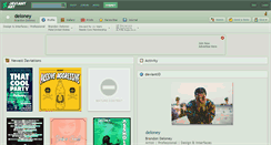 Desktop Screenshot of deloney.deviantart.com