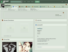 Tablet Screenshot of easilyyy.deviantart.com