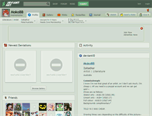Tablet Screenshot of mokobb.deviantart.com