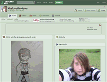 Tablet Screenshot of kisalovehiro4ever.deviantart.com