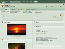 Tablet Screenshot of kocuria.deviantart.com