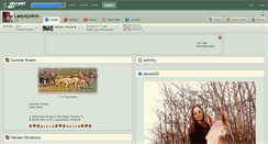 Desktop Screenshot of ladyayslinn.deviantart.com