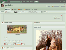 Tablet Screenshot of ladyayslinn.deviantart.com