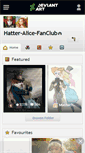 Mobile Screenshot of hatter-alice-fanclub.deviantart.com