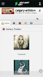 Mobile Screenshot of calgary-artists.deviantart.com