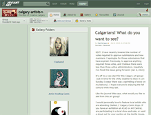 Tablet Screenshot of calgary-artists.deviantart.com