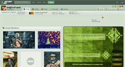 Desktop Screenshot of knight-of-sand.deviantart.com
