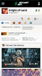 Mobile Screenshot of knight-of-sand.deviantart.com
