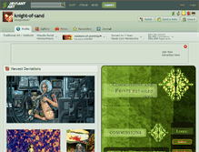 Tablet Screenshot of knight-of-sand.deviantart.com