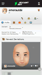 Mobile Screenshot of emeraulde.deviantart.com