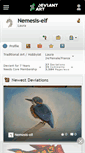 Mobile Screenshot of nemesis-elf.deviantart.com
