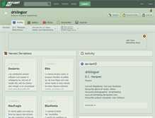 Tablet Screenshot of drklingsor.deviantart.com