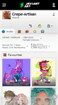 Mobile Screenshot of crepe-artisan.deviantart.com