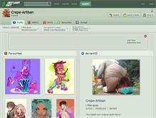 Tablet Screenshot of crepe-artisan.deviantart.com