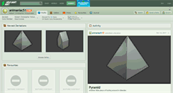 Desktop Screenshot of animaniac51.deviantart.com