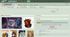 Desktop Screenshot of candykane409.deviantart.com