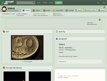 Tablet Screenshot of klekot.deviantart.com