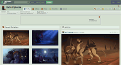 Desktop Screenshot of dark-griphonka.deviantart.com