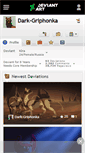 Mobile Screenshot of dark-griphonka.deviantart.com