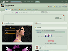 Tablet Screenshot of cheykazama.deviantart.com