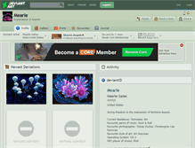 Tablet Screenshot of mearle.deviantart.com