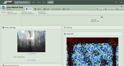 Desktop Screenshot of one-walnut-tree.deviantart.com