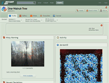 Tablet Screenshot of one-walnut-tree.deviantart.com