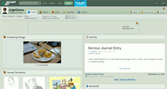 Desktop Screenshot of angelgarou.deviantart.com