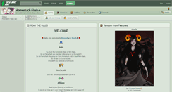 Desktop Screenshot of homestuck-slash.deviantart.com