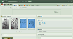 Desktop Screenshot of gaia-fire-user.deviantart.com