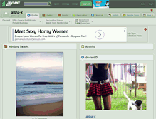 Tablet Screenshot of aisha-x.deviantart.com