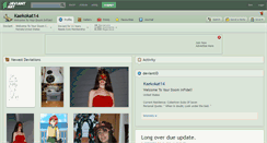 Desktop Screenshot of kaekokat14.deviantart.com